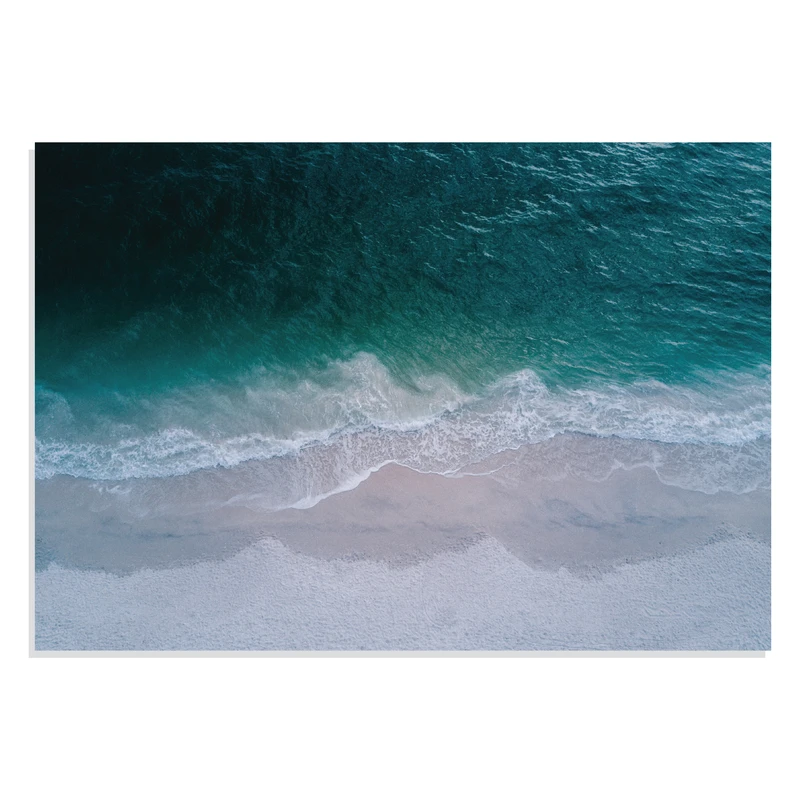 پوستر  طرح ساحل دریا از دید بالا Seashore Top View مدل NV0862