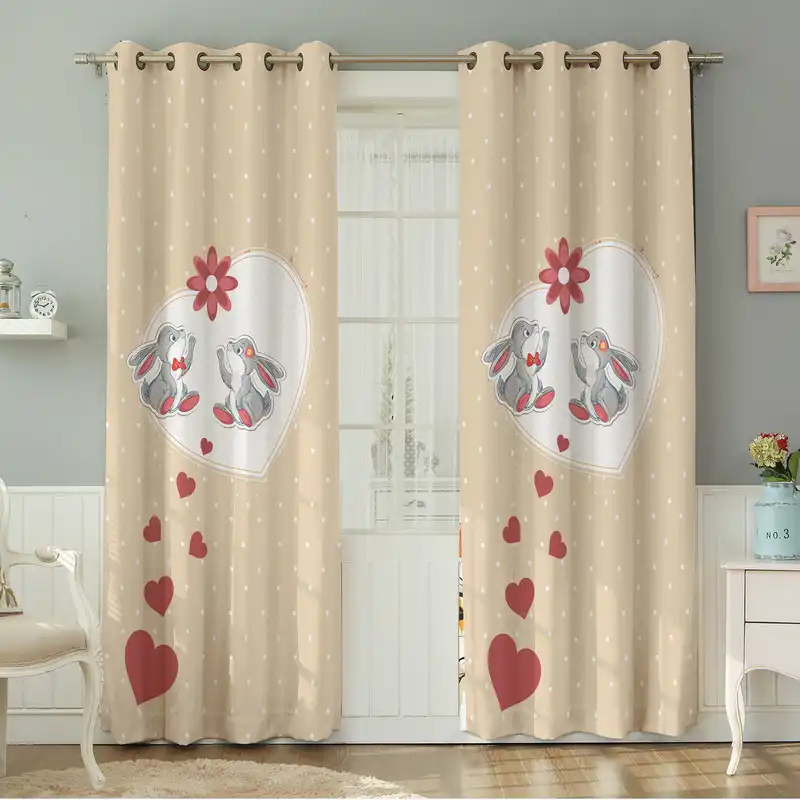 پرده نیروانا طرح   کودک مدل مخمل کد 8186 سایز 140×280 سانتی متر