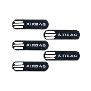 برچسب خودرو طرح ایربگ کد 10805A مناسب برای پژو 206 بسته 5 عددی