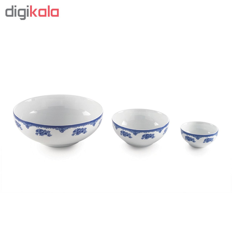 پیاله چینی زرین ایران مدل فلورانس درجه سه مجموعه 13 عددی