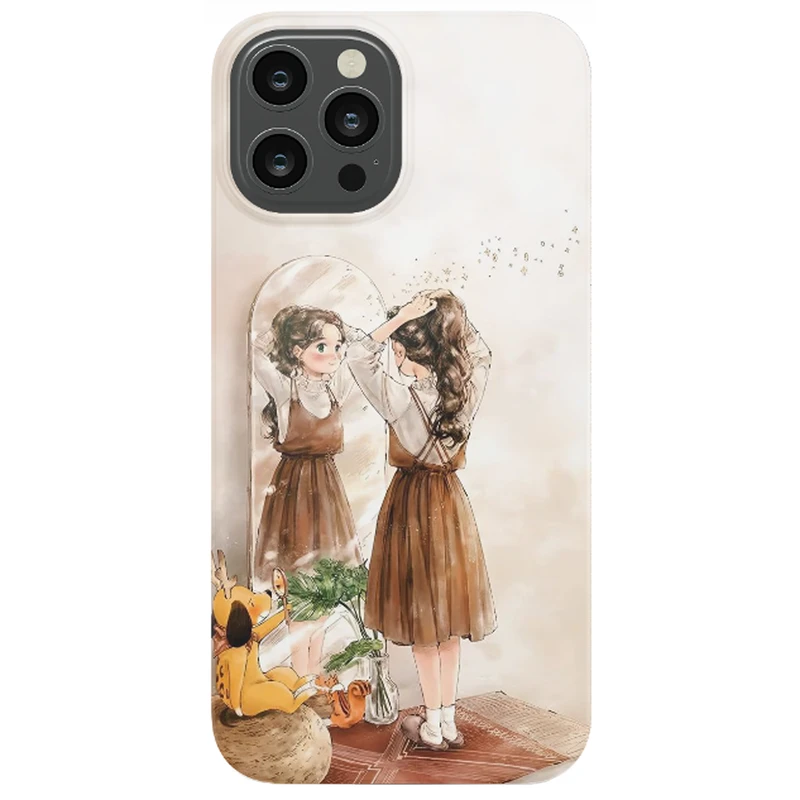 کاور طرح دختر کد DIMO-067 مناسب برای گوشی موبایل اپل iphone 13 pro 