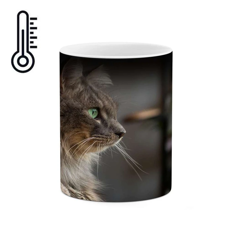 ماگ حرارتی کاکتی مدل گربه کد mgh16268