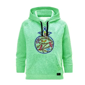 هودی زنانه مدل یلدایی کد B4 رنگ سبز