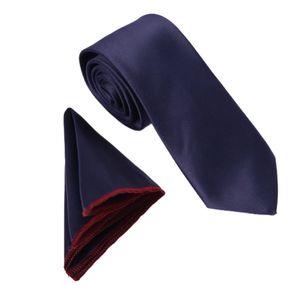 ست کراوات و دستمال جیب مردانه نسن مدل M100