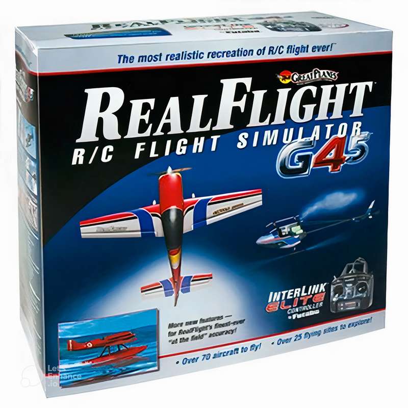 نرم افزار شبیه ساز پرواز REAL FLIGHT G 4.5 نشر سفید