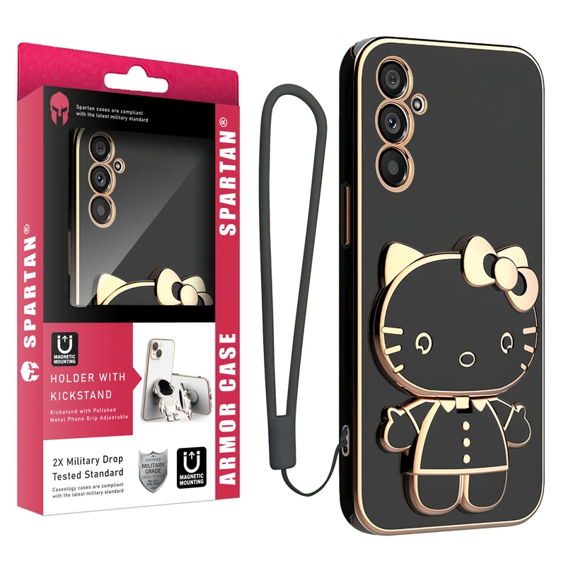کاور اسپارتان مدل Kitty Strap مناسب برای گوشی موبایل سامسونگ Galaxy M54 به همراه بند