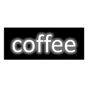 تابلو ال ای دی مدل نئون طرح coffee