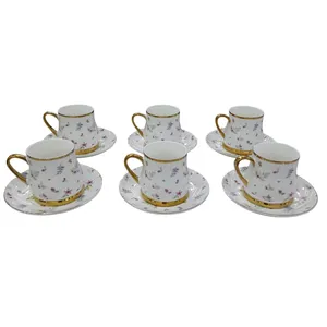 سرویس چای خوری 12 پارچه 6 نفره مدل ونیز کد 131