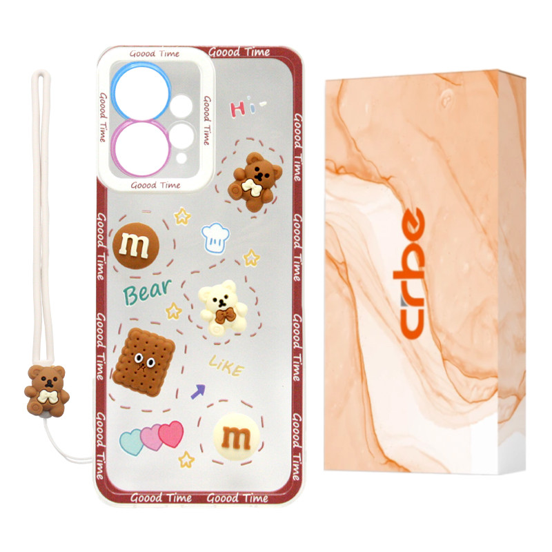 کاور کربی مدل Biscuit1 مناسب برای گوشی موبایل شیائومی Redmi Note 12 4G به همراه بند آویز