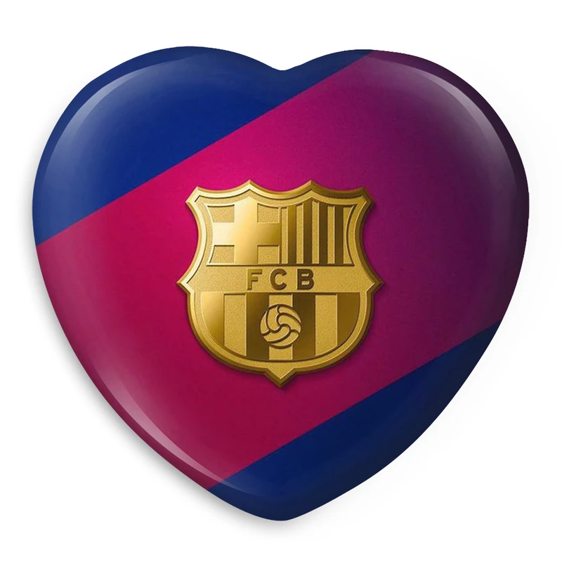 پیکسل خندالو طرح باشگاه بارسلونا مدل قلبی کد 2011