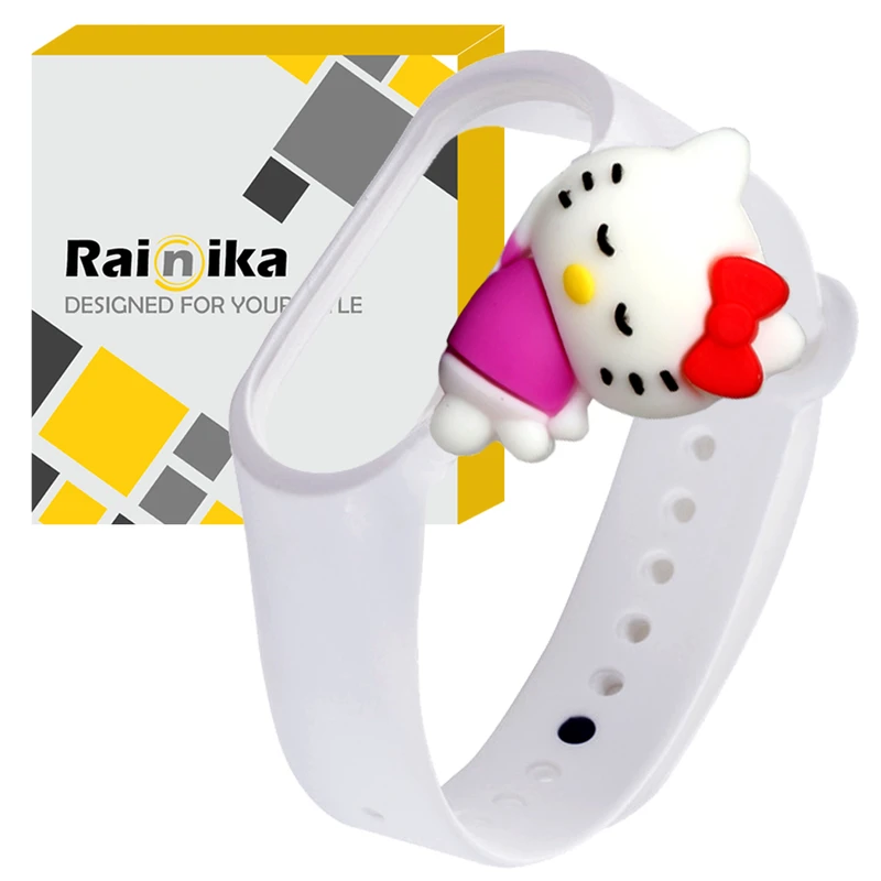 بند رینیکا مدل Kitty 33 مناسب برای مچ بند هوشمند شیائومی Mi Band 3