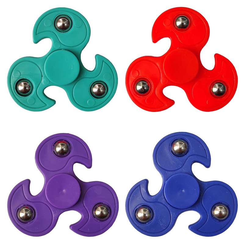اسپینر دستی مدل FIDGET SPINNER کد AA-284 بسته 4 عددی
