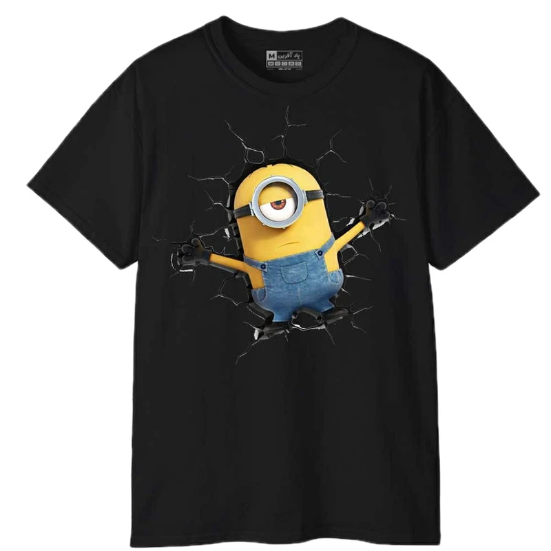 تی‌شرت آستین کوتاه مردانه پاد آفرین مدل مینیون ها کد 1781