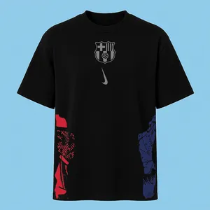 تی‌شرت آستین کوتاه مردانه مدل کیت بارسلونا کد V4