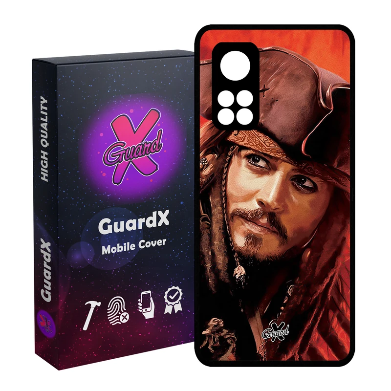 کاور گارد ایکس طرح Johnny Depp مدل Glass10205 مناسب برای گوشی موبایل شیائومی Mi 10T / Mi 10T Pro