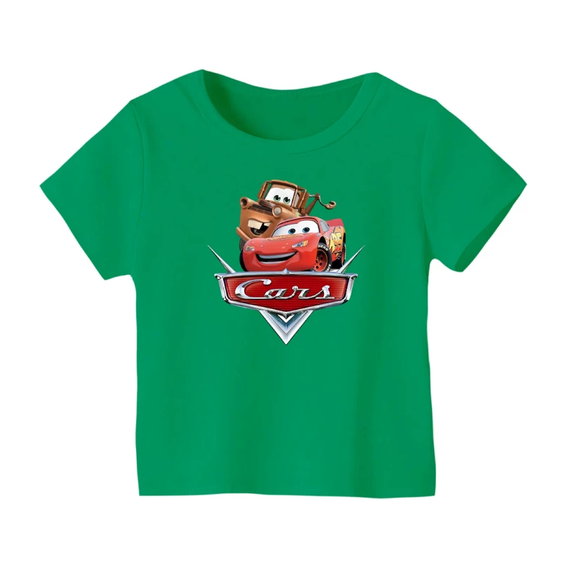 تی شرت آستین کوتاه بچگانه مدل ماشین ها کد ۴