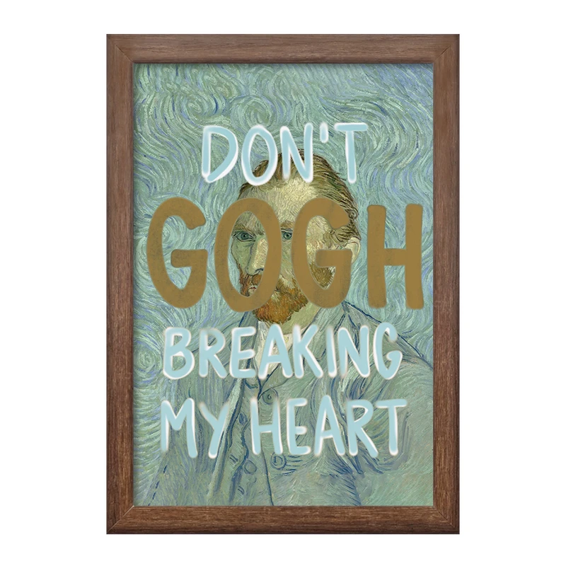 تابلو خندالو طرح ونسان ونگوگ کد F163