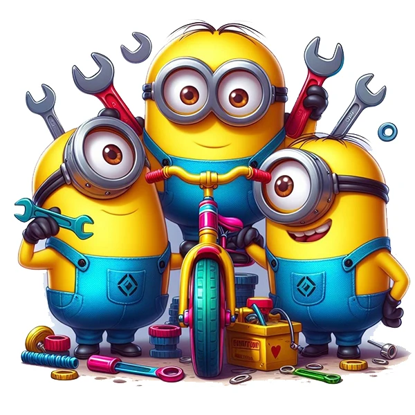  استیکر پارچه و لباس پاد آفرین طرح مینیون ها کد 2344