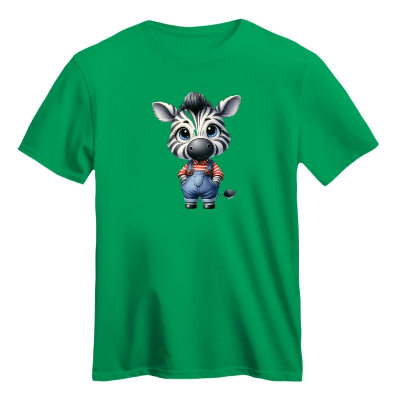 تی شرت آستین کوتاه زنانه مدل گورخر کد 21