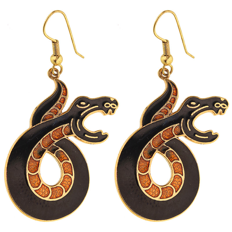 گوشواره دخترانه مدل مار گوشواره دخترانه مدل مار