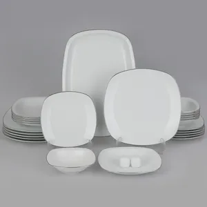 Zarin Iran Porcelain Inds Quattro Saman 27 Pieces Porcelain Dinnerware Set Top Grade