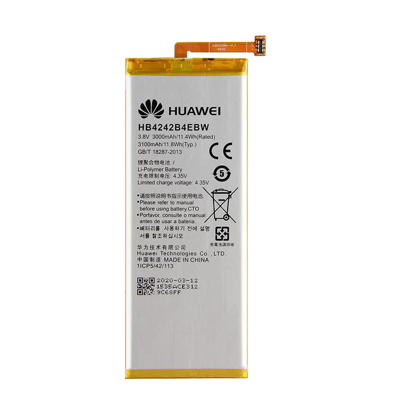 باتری موبایل مدل HB4242B4EBWW ظرفیت 3100 میلی آمپر ساعت مناسب برای گوشی موبایل آنر 4X