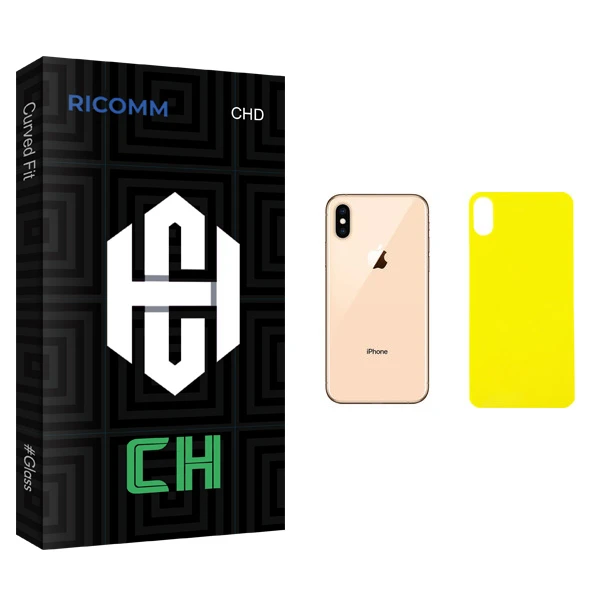 محافظ پشت گوشی ریکام مدل CH glass مناسب برای گوشی موبایل اپل iPhone XS