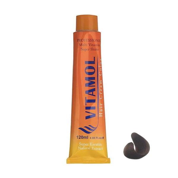 رنگ مو ویتامول شماره 7.85 حجم 120 میلی لیتر رنگ بلوند شکلاتی طلایی متوسط 