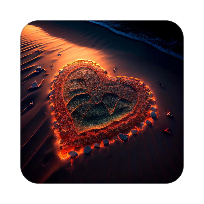 زیر لیوانی کاکتی مدل عاشقانه کد mp13157