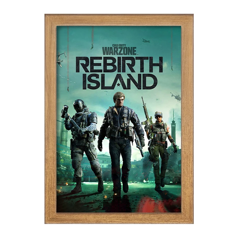 تابلو خندالو مدل بازی کال آف دیوتی مدرن وارفر وارزون گوست کد 26122