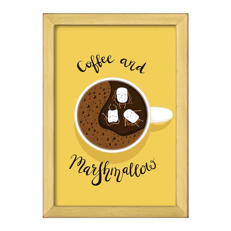 تابلو خندالو طرح کافی شاپ قهوه کد 27507