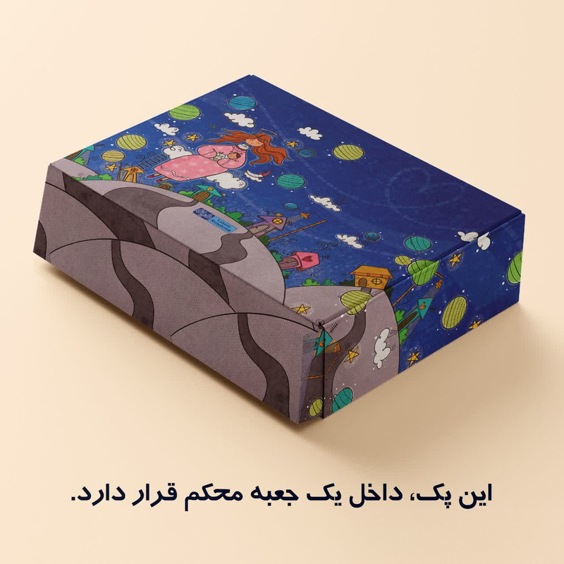 بسته لوازم تحریر دایان مدل آنجل کد 5 بسته 4 عددی