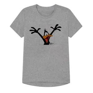 تی شرت آستین کوتاه پسرانه مدل اردک کد Z05 رنگ طوسی