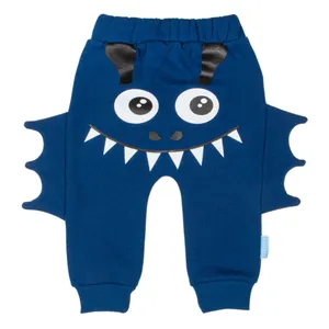 شلوار پسرانه مدل اژدها رنگ سرمه ای