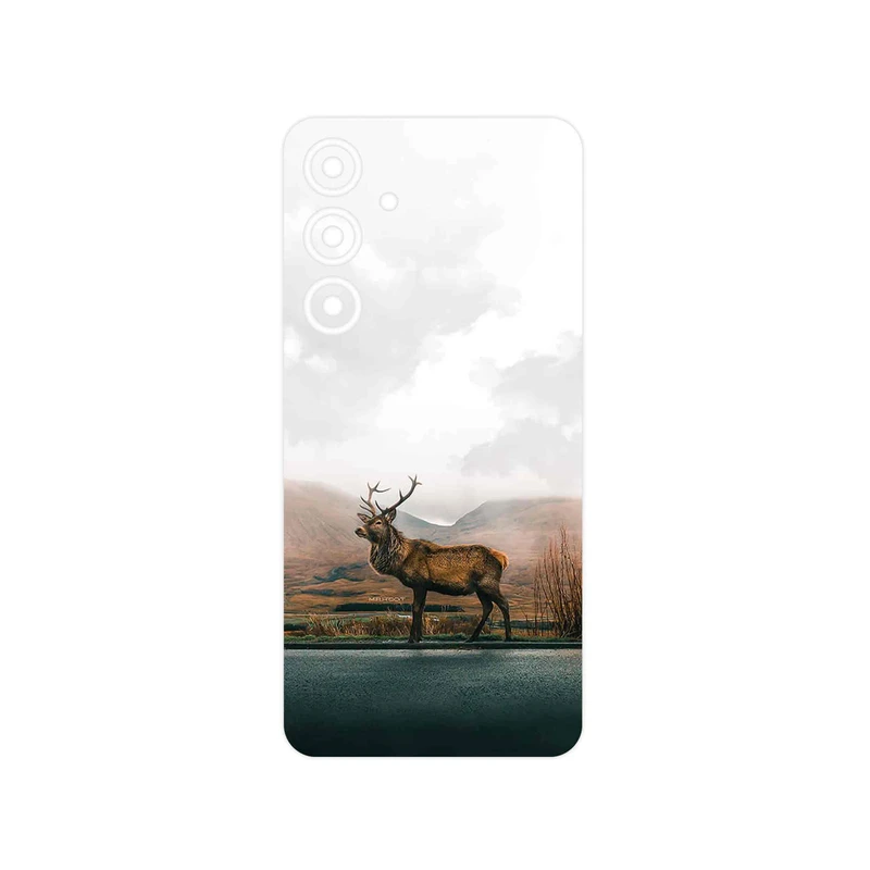 برچسب پوششی ماهوت مدل Horned_Deer مناسب برای گوشی موبایل سامسونگ Galaxy S24 FE