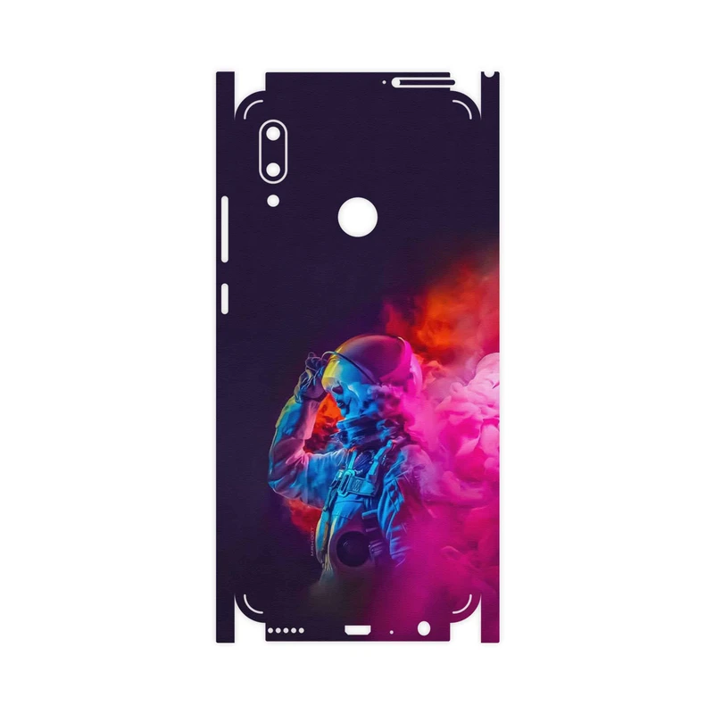 برچسب پوششی ماهوت مدل Smoke Rainbow Digital Art 1-FullSkin مناسب برای گوشی موبایل هوآوی P Smart 2019