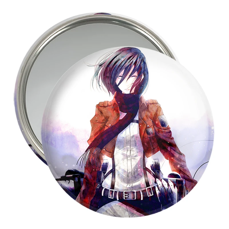 آینه جیبی خندالو مدل میکاسا اکرمن انیمه اتک آن تایتان Attack on Titan  کد 18546