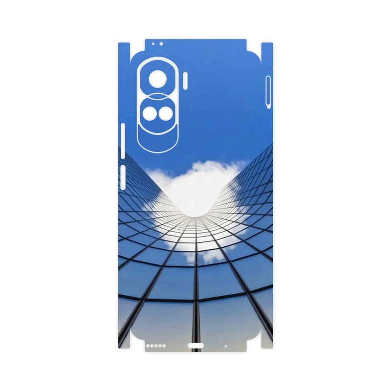 برچسب پوششی ماهوت مدل Glass skyscraper-FullSkin مناسب برای گوشی موبایل آنر 90 Lite