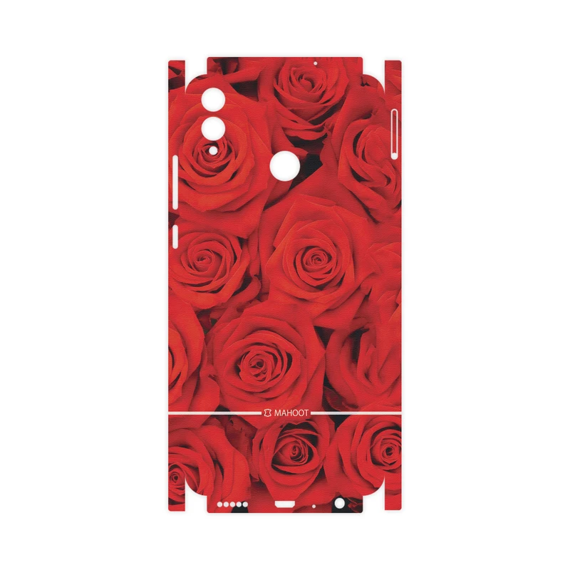 برچسب پوششی ماهوت مدل Red-Flower-FullSkin مناسب برای گوشی موبایل آنر 8X