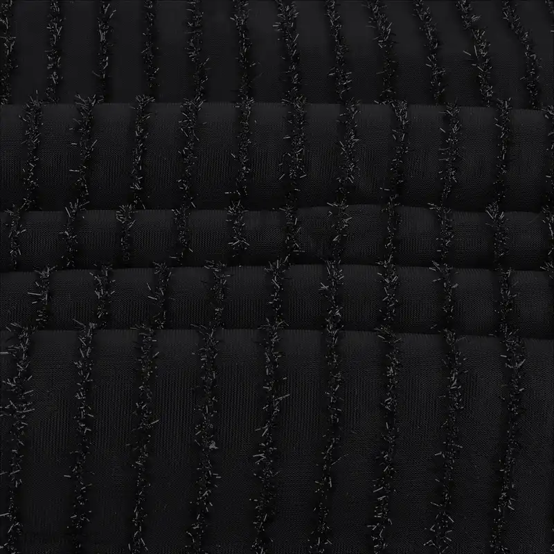 پارچه لباس مدل حریر طرح لمه دار کشبافت