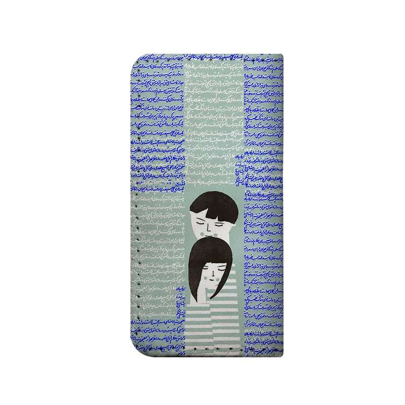 کیف پول چرمی ترمه طراحان ایده مدل من آن توام کد trm051