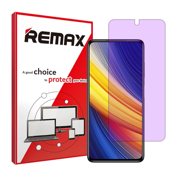 محافظ صفحه نمایش ضد اشعه بنفش ریمکس مدل HyPRL مناسب برای گوشی موبایل شیائومی Poco X3 Pro