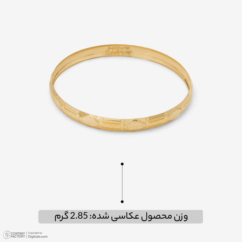 النگو طلا کم اجرت 18 عیار زنانه مایا ماهک مدل MB2111 