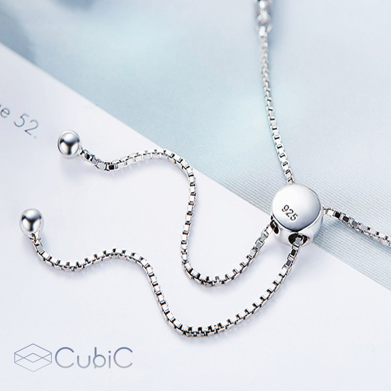 دستبند نقره زنانه کوبیک کد QB-7404