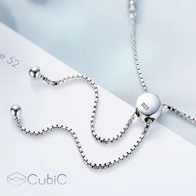 دستبند نقره زنانه کوبیک کد QB-7404