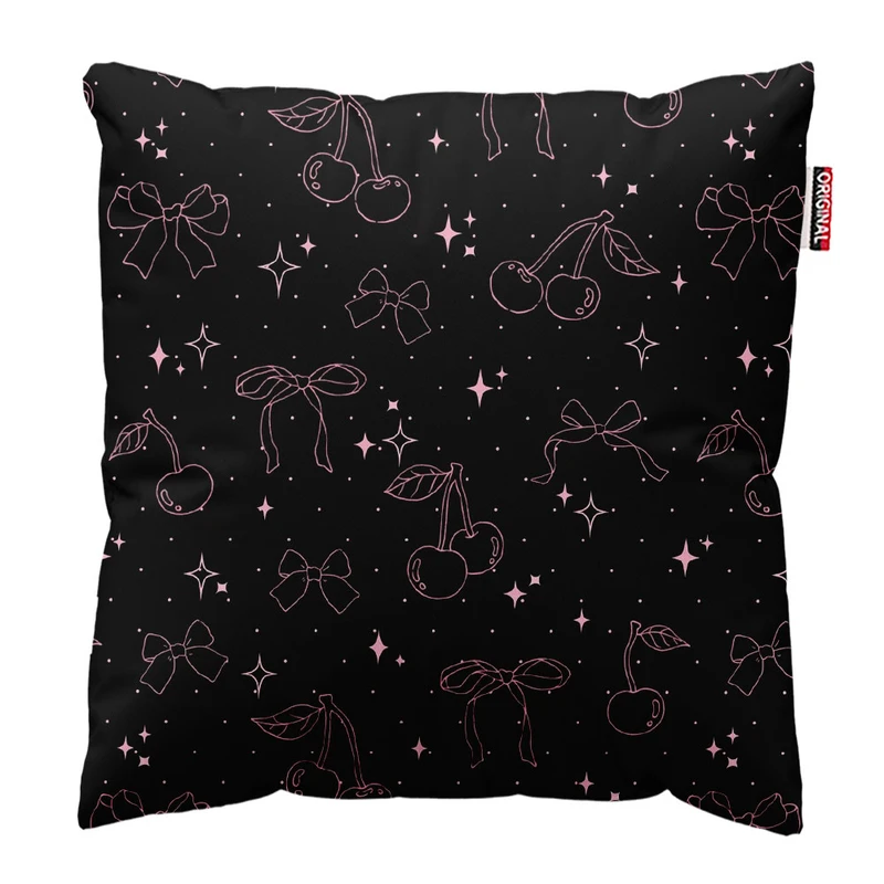 کوسن پاد آفرین طرح پاپیون و میوه کد 1335 سایز 30*30 سانتی متر