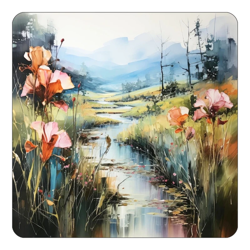 مگنت کاکتی طرح نقاشی رنگ روغن مدل mp73505