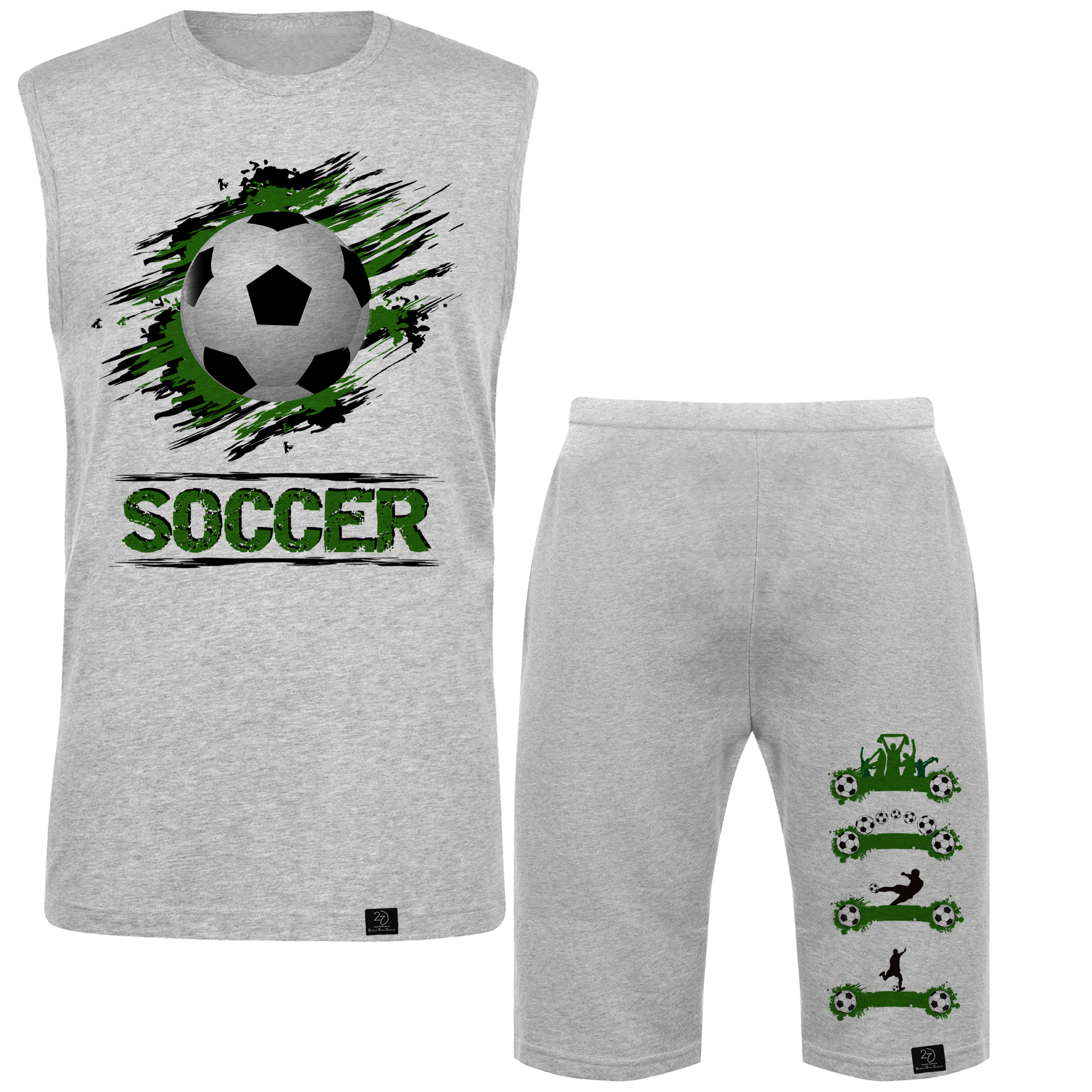 ست تاپ و شلوارک مردانه 27 مدل SOCCER کد V17