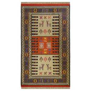 گلیم دستبافت دو متری کد 5038