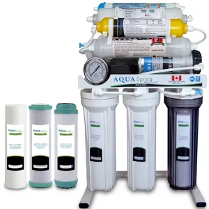 دستگاه تصفیه کننده آب آکوآ اسپرینگ مدل RO - NF2600 به همراه فیلتر تصفیه آب کد 01 مجموعه 3 عددی